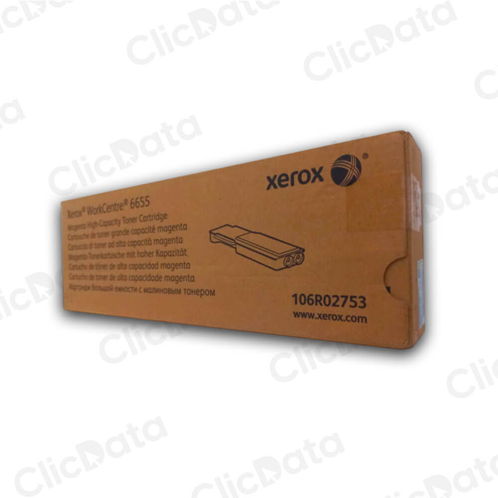 Toner Xerox 106R02753 Magenta WC 6655 7,500 pág