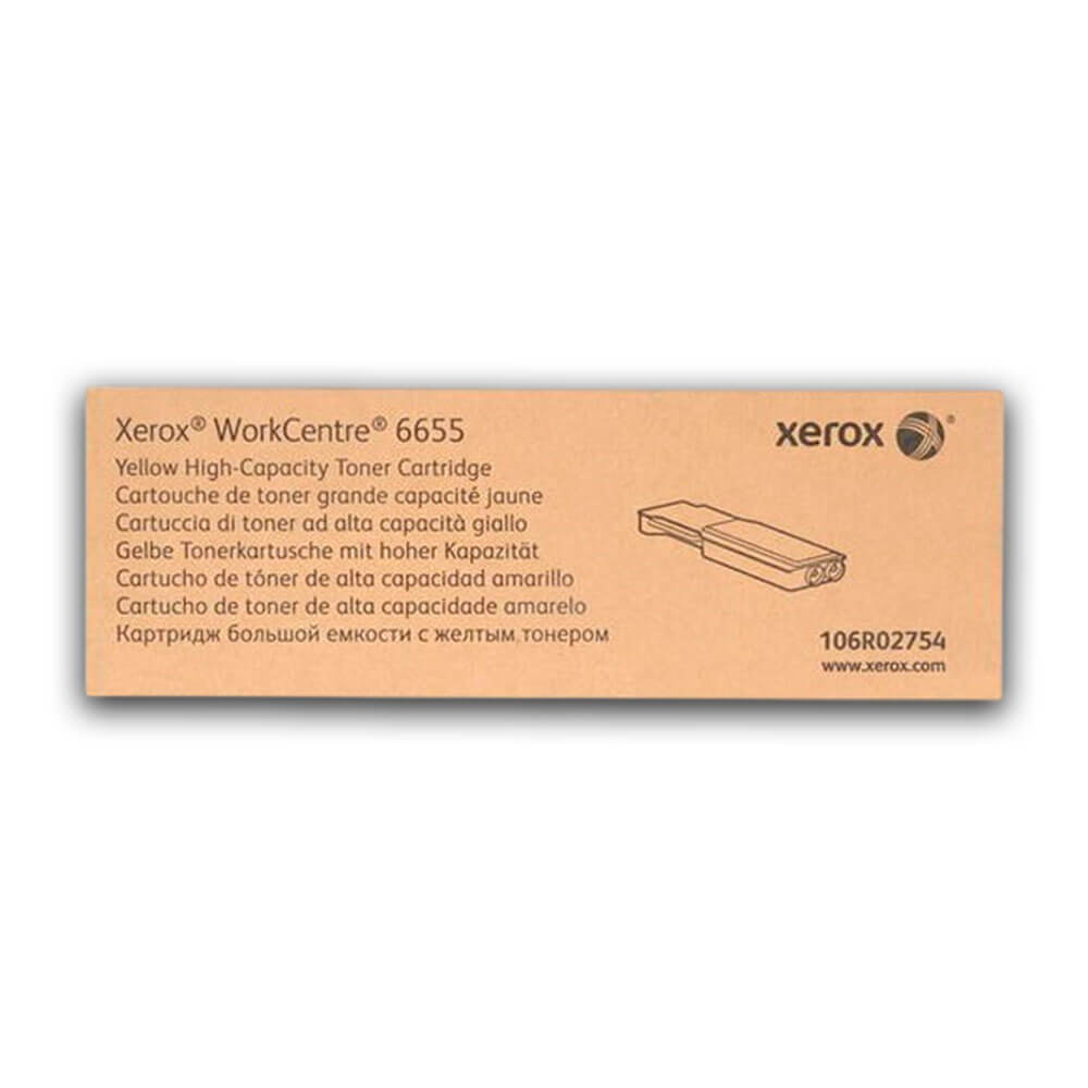Toner Xerox 106R02754 Yellow WC 6655 7,500 pág