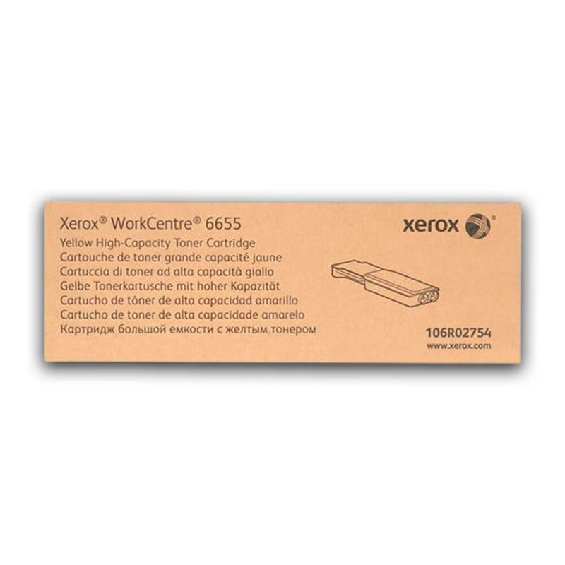 Toner Xerox 106R02754 Yellow WC 6655 7,500 pág