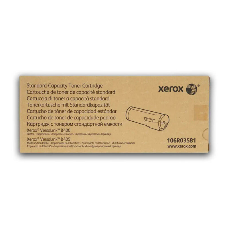 Toner Xerox 106R03581 Negro B400, B405 5,900 pag Original