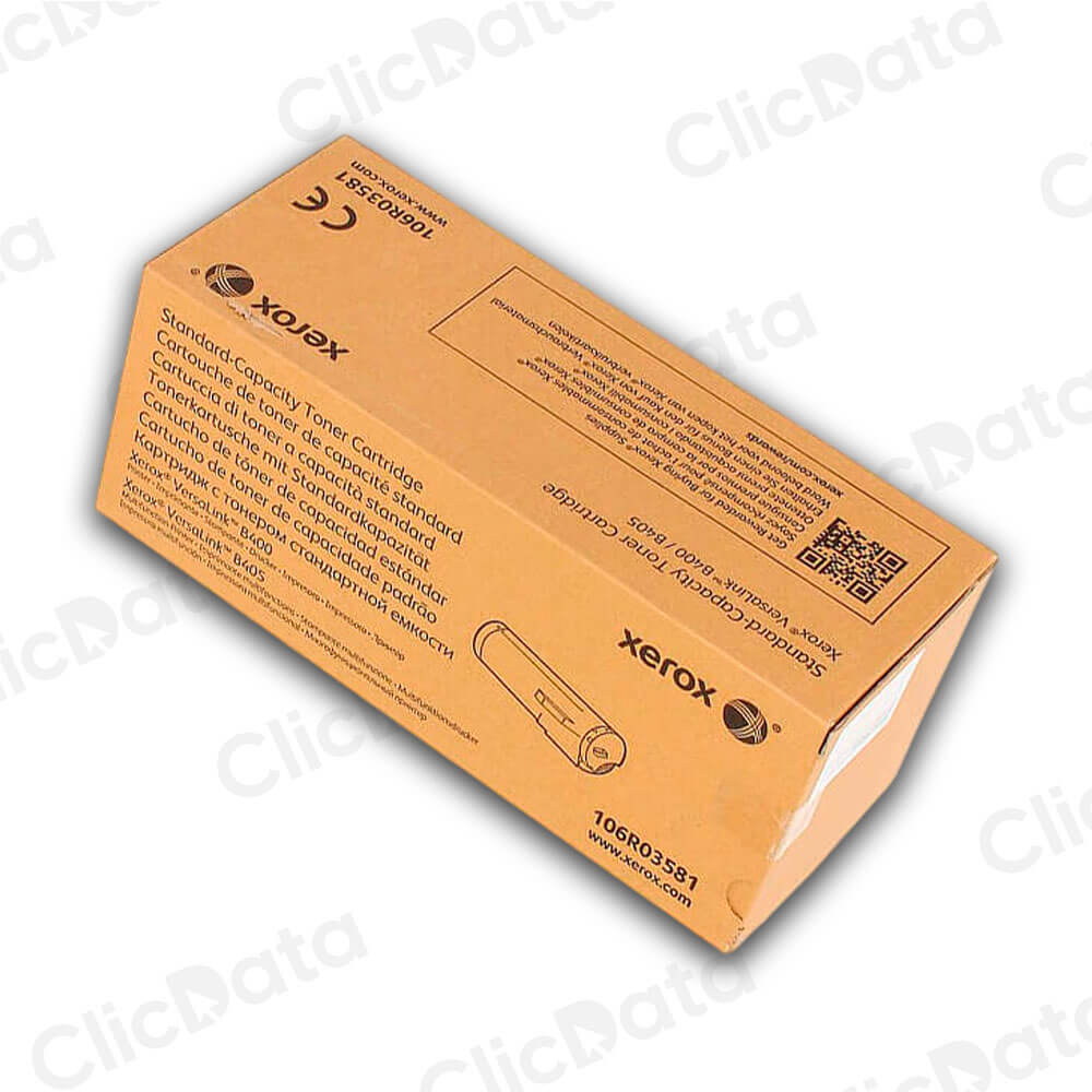 Toner Xerox 106R03581 Negro B400, B405 5,900 pag Original