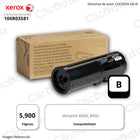 Toner Xerox 106R03581 Negro B400, B405 5,900 pag Original