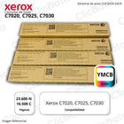 Kit de toner Xerox C7020, C7025, C7030 Negro y colores Original