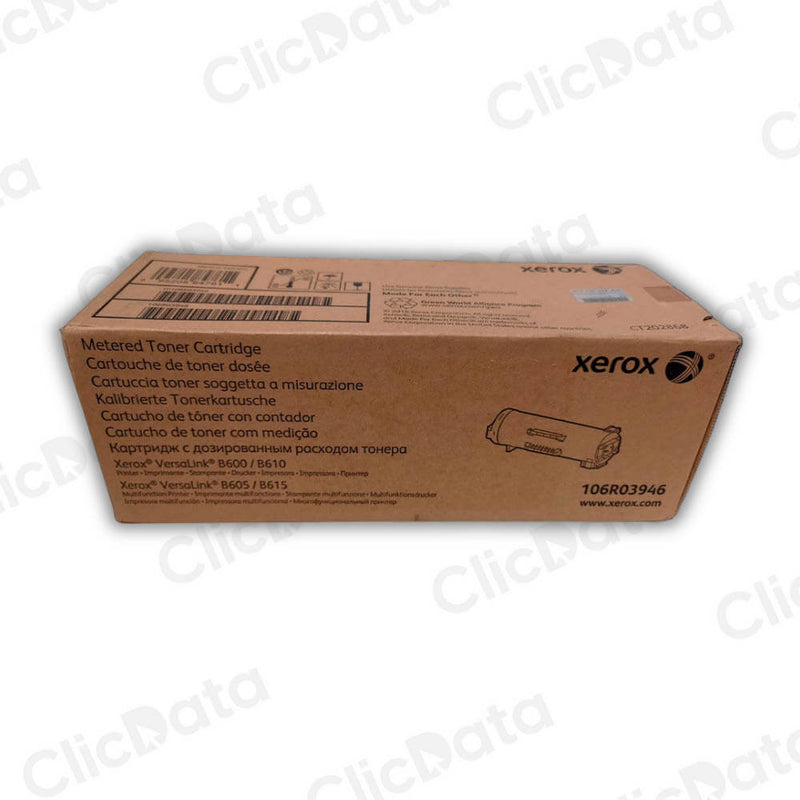 Toner Xerox 106R03946 Black 46,7k Pág. B610, B610, B615 Original