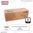 Toner Xerox 106R03943 Black 25,000 Pág. B600, B610, B615 Original