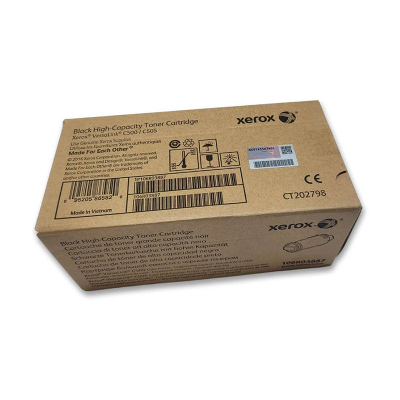 Toner Xerox 106R03887 Negro 12,1k Pág. VersaLink C505 Original