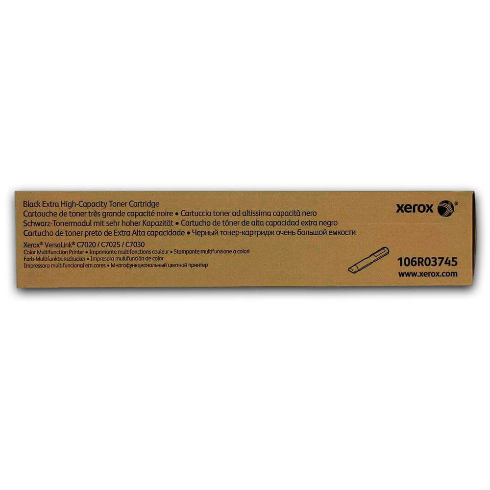 Toner Xerox 106R03745 Negro 23,6K Pág. VersaLink C7020 Original