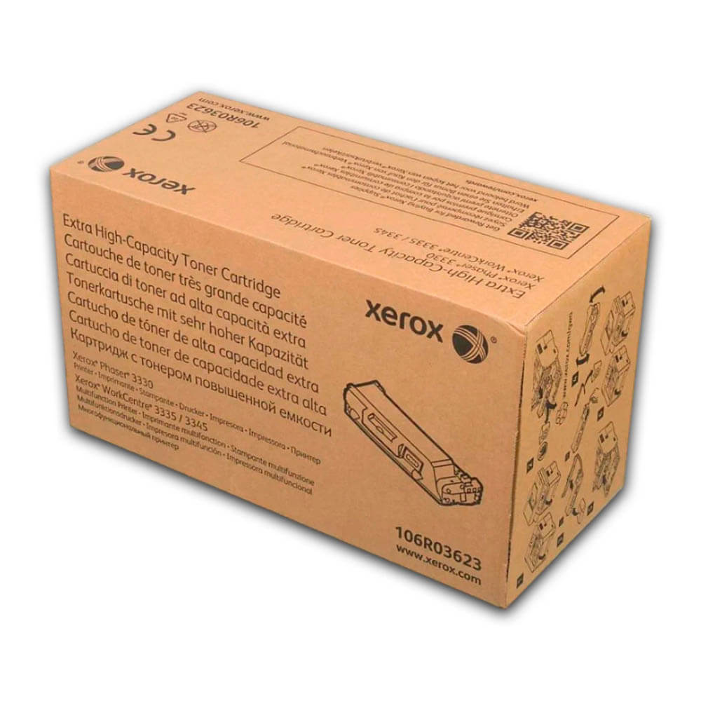 Toner Xerox 106R03623 Black 15,000 Pág. Phaser 3345 Original