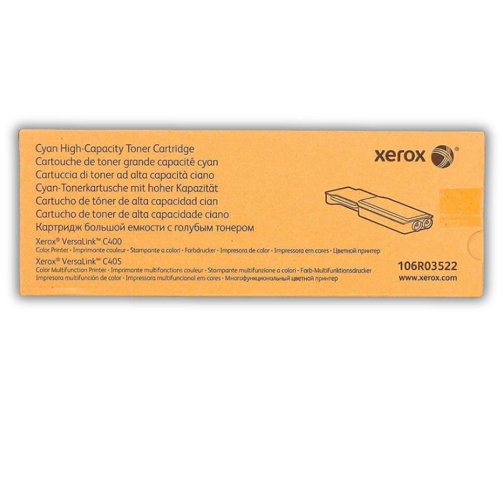 Toner Xerox 106R03522 Cyan 4,800 Pág. Xerox C405, C405 Original