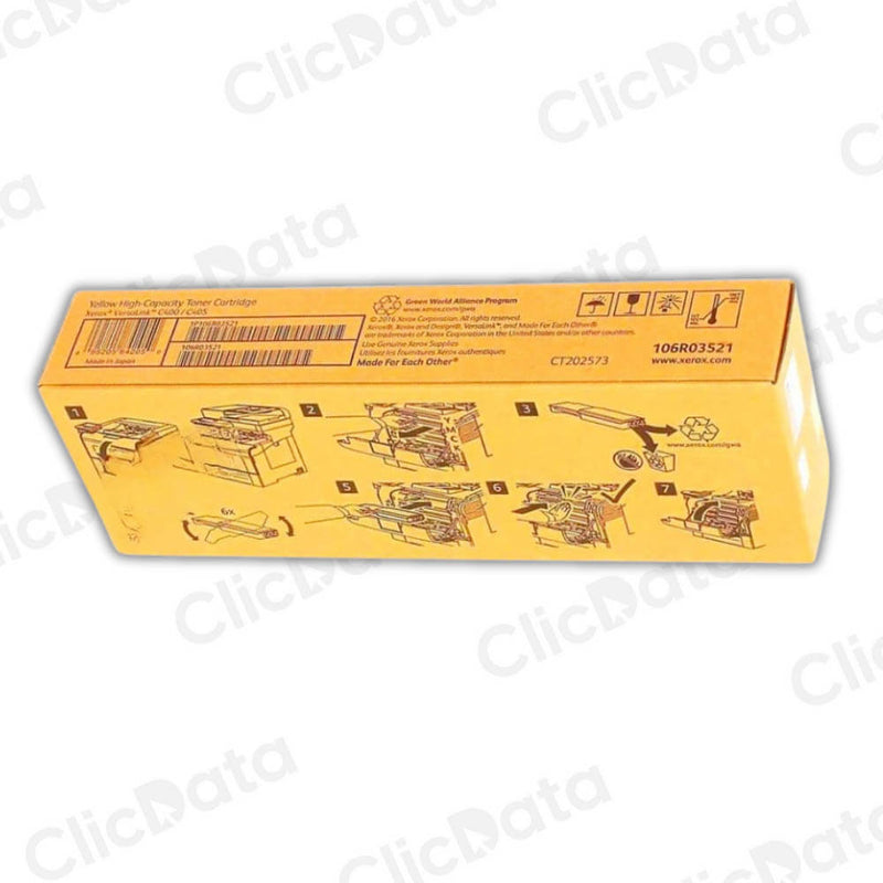 Toner Xerox 106R03521 Yellow 4,800 Pág. Xerox C400, C405 Original