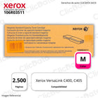 Toner Xerox 106R03511 Magenta 2,500 Pág. Xerox C400 Original