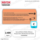 Toner Xerox 106R03485 Cyan 2,400 Pág. Phaser 6510 Original