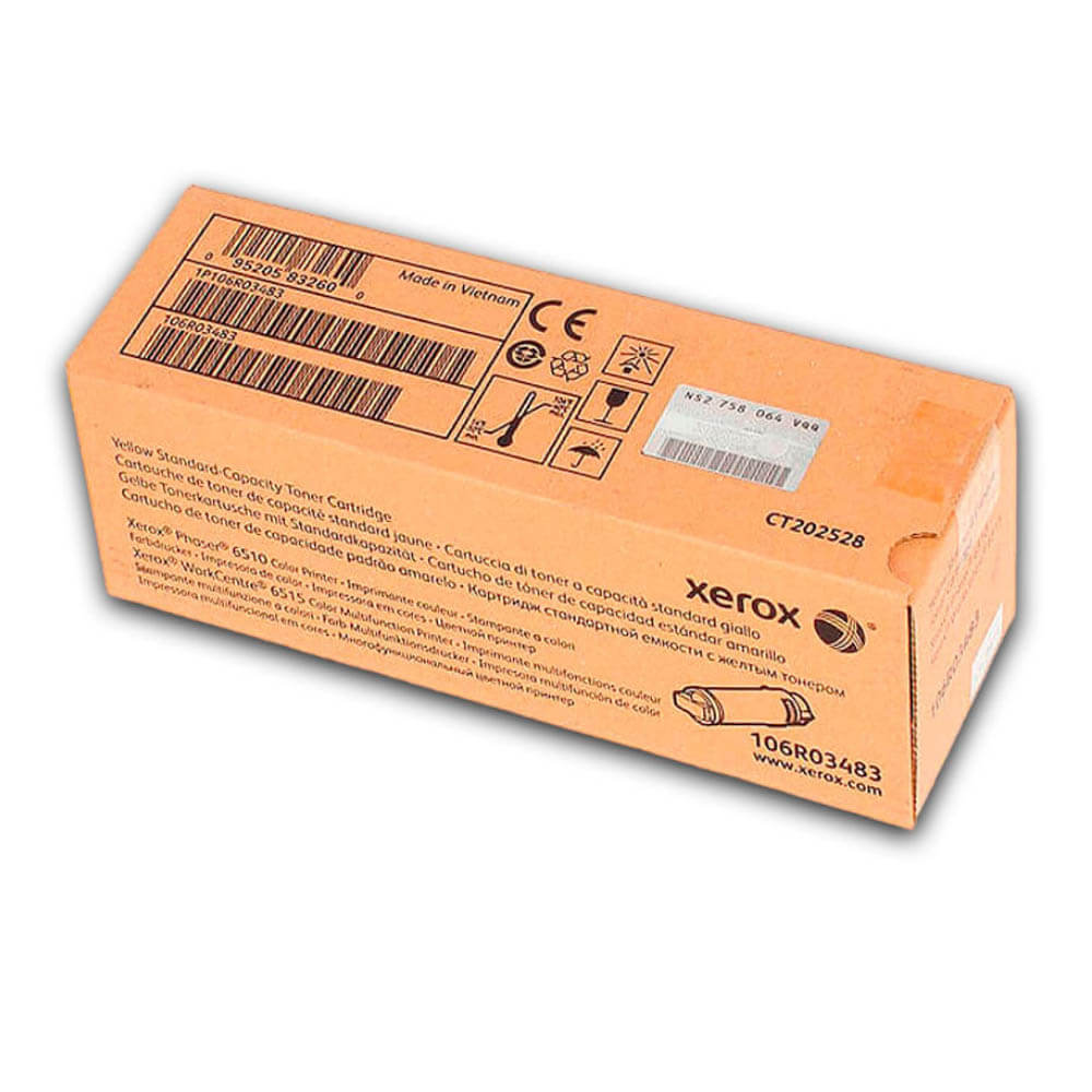 Toner Xerox 106R03483 Yellow 1,000 Pág. Phaser 6510 Original