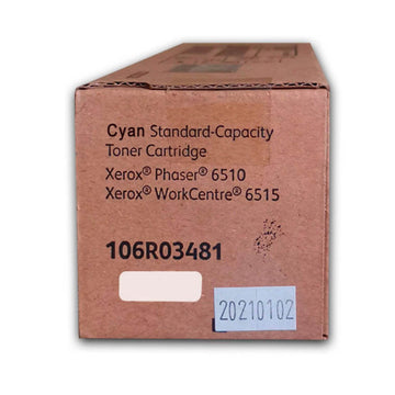 Toner Xerox 106R03481 Cyan 1,000 Pág. Phaser 6510 Original