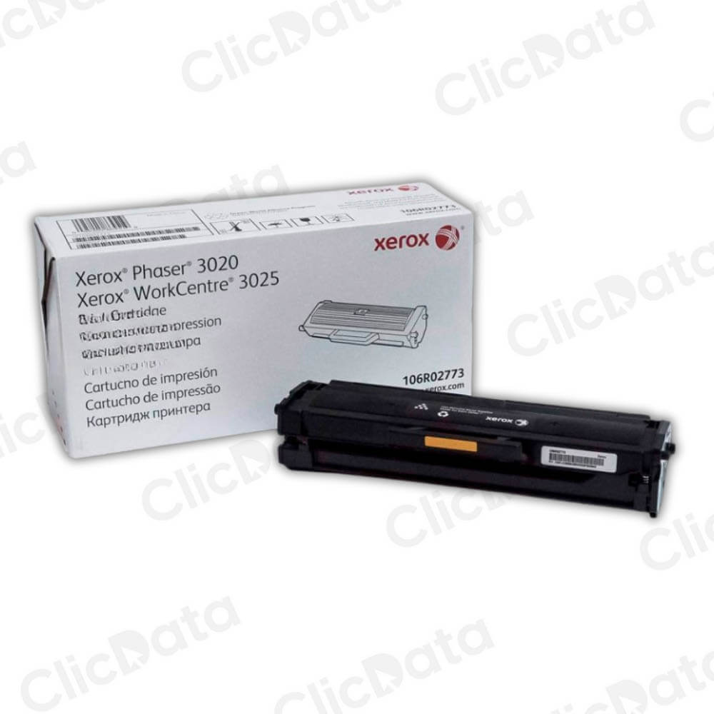 Toner Xerox 106R02773 Black 1,500 Pág. Phaser 3020 Original