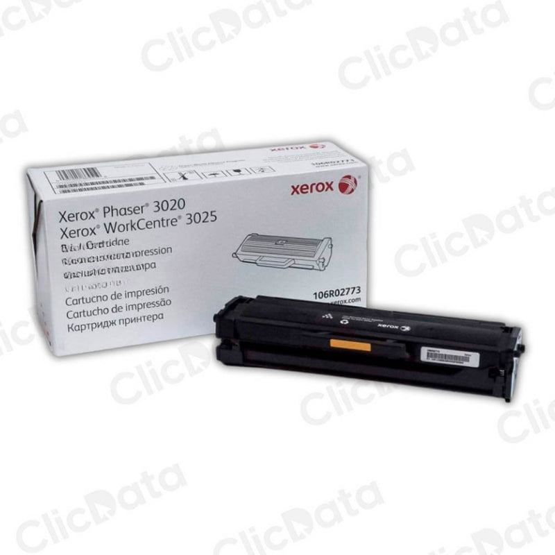 Toner Xerox 106R02773 Black 1,500 Pág. Phaser 3020 Original