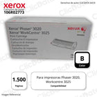 Toner Xerox 106R02773 Black 1,500 Pág. Phaser 3020 Original