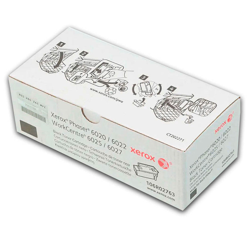 Toner Xerox 106R02763 Negro 2,000 Pág. Xerox 6027 Original