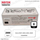 Toner Xerox 106R02763 Negro 2,000 Pág. Xerox 6027 Original