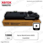 Toner Xerox 106R02755 Negro 12,000 Pág. WorkCentre 6655 Original