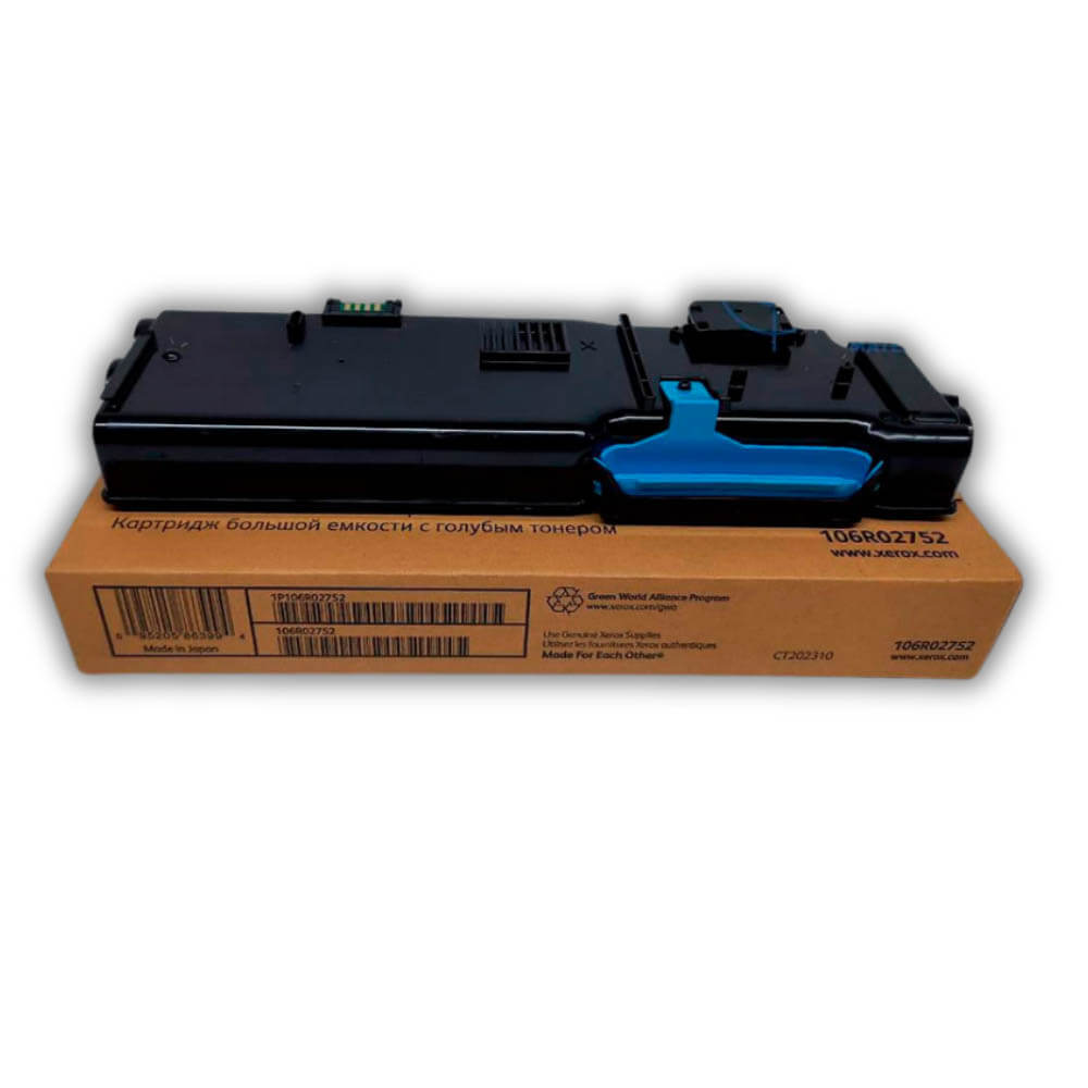 Toner Xerox 106R02752 Cyan 7,500 Pág. WorkCentre 6655 Original