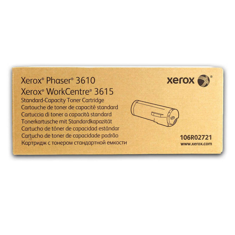 Toner Xerox 106R02721 Black 5,900 Pág. Xerox 3610, 3615 Original