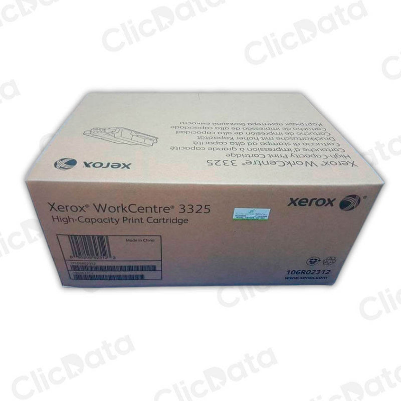 Toner Xerox 106R02312 Black 11,000 Pág. WorkCentre 3325 Original