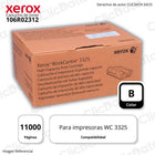 Toner Xerox 106R02312 Black 11,000 Pág. WorkCentre 3325 Original