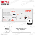 Toner Xerox 006R04380 Black 8,000 Pág. Xerox B315, B310 Original