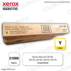 Toner Xerox 006R01745 Amarrillo 21,000 Pág. C8155, C8170 Original