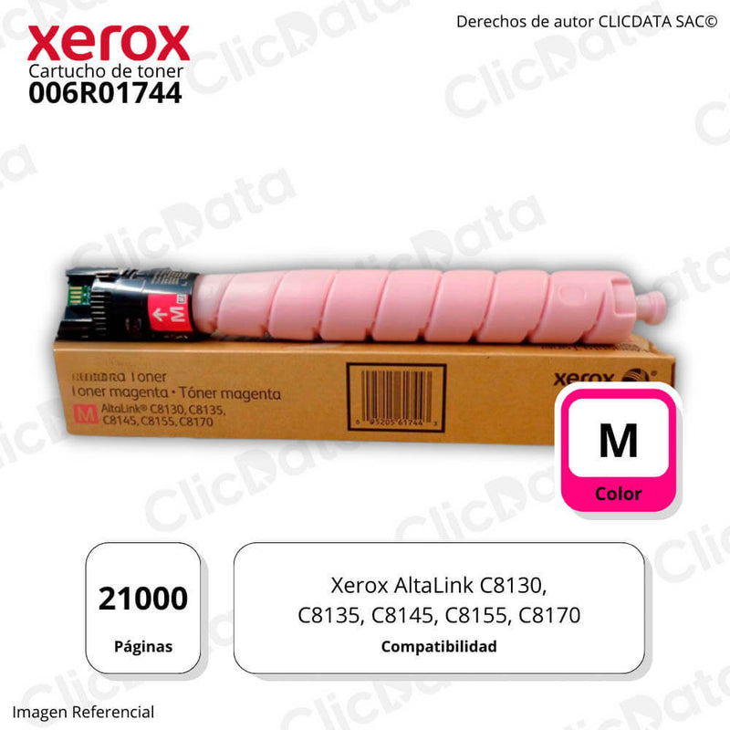 Toner Xerox 006R01744 Magenta 21,000 Pág. C8155, C8170 Original