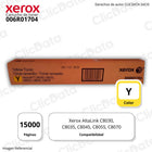 Toner Xerox 006R01704 Yellow 15,000 Pág. C8055, C8070 Original