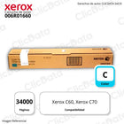 Toner Xerox 006R01660 Cyan 34,000 Pág. Xerox C70, C60 Original
