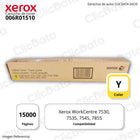 Toner Xerox 006R01510 Yellow 15,000 Pág. WC 7530, 7545 Original