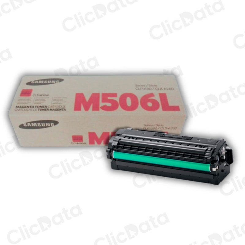 Toner Samsung CLT-M506L SU309A Magenta 3,5K Pág. 6260FD Original