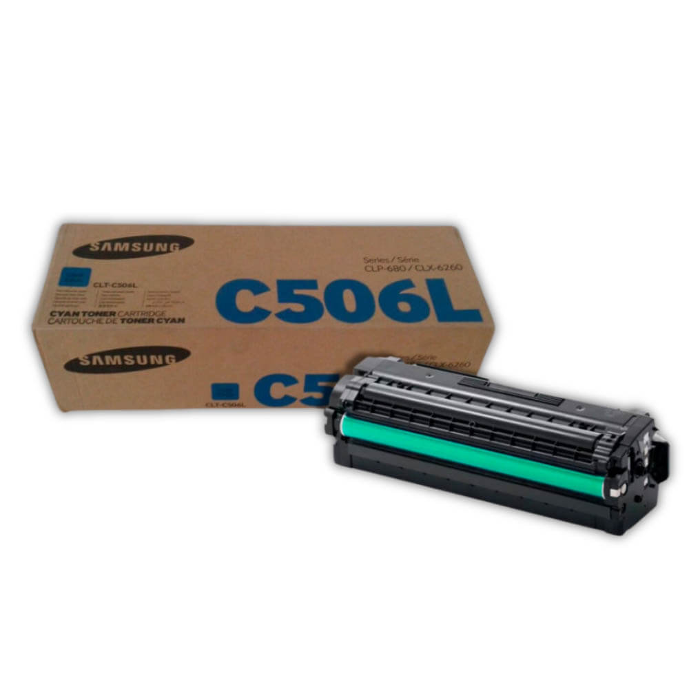 Toner Samsung CLT-C506L SU042A Cyan 3,5K Pág. CLX6260 Original