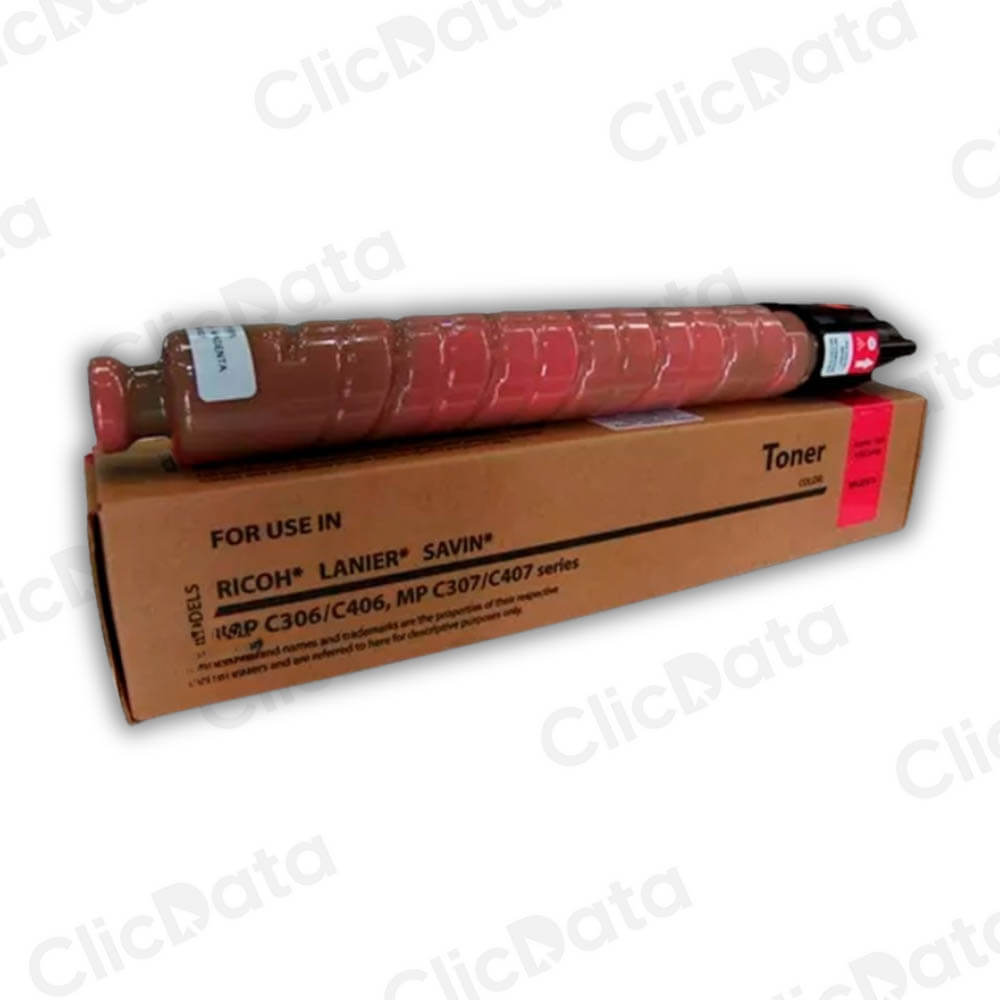 Toner Ricoh 842093 Magenta 6K Pág. MP mp c406, mp c407 Original