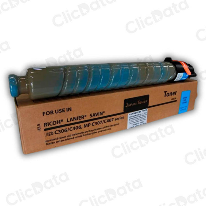 Toner Ricoh 842092 Cyan 6,000 Pág. Lanier MP C307, C406 Original
