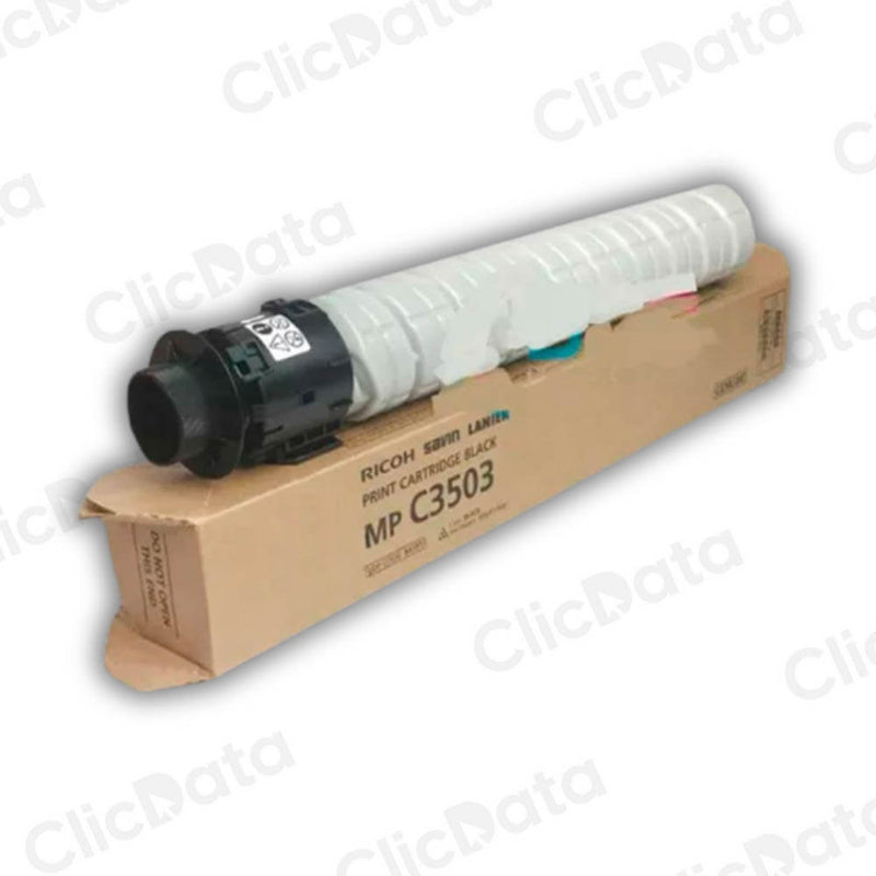 Toner Ricoh 841813 Negro 29.5K Pág. MP C3003, C3504 Original