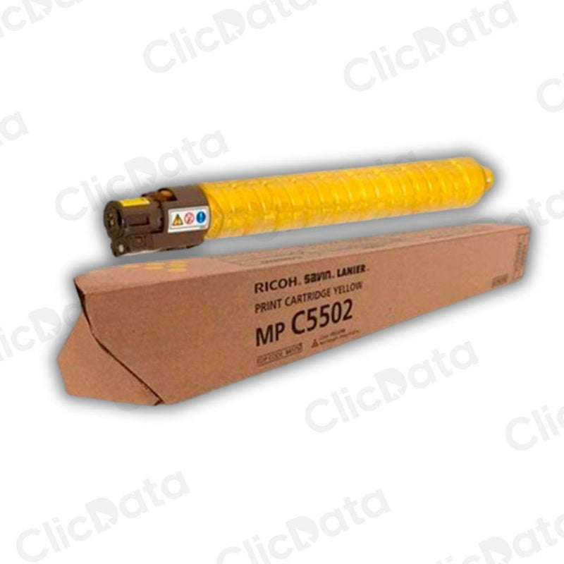Toner Ricoh 841752 Yellow 22.5K Pág. MP C4502, MP C5502A Original