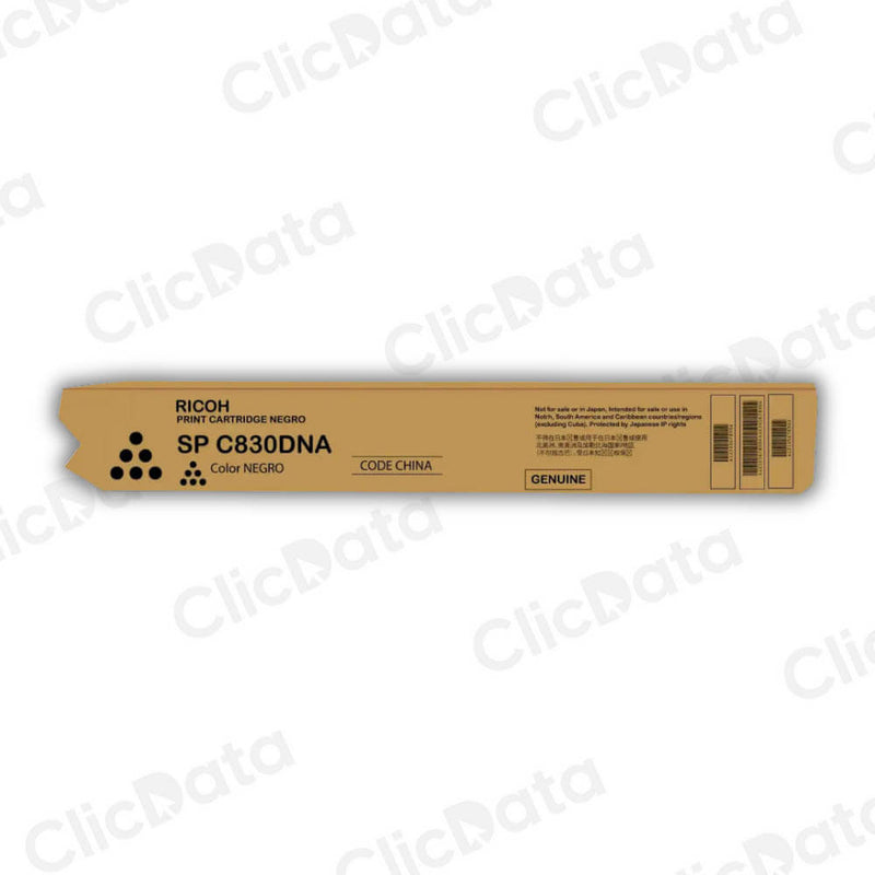Toner Ricoh 821181 Negro 20K Pág. SP C830DN, C831DN Original