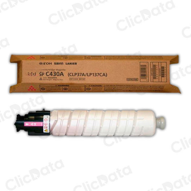 Toner Ricoh 821107 Magenta 15K Pág. SP C430dn, C431dn Original