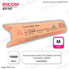 Toner Ricoh 821107 Magenta 15K Pág. SP C430dn, C431dn Original