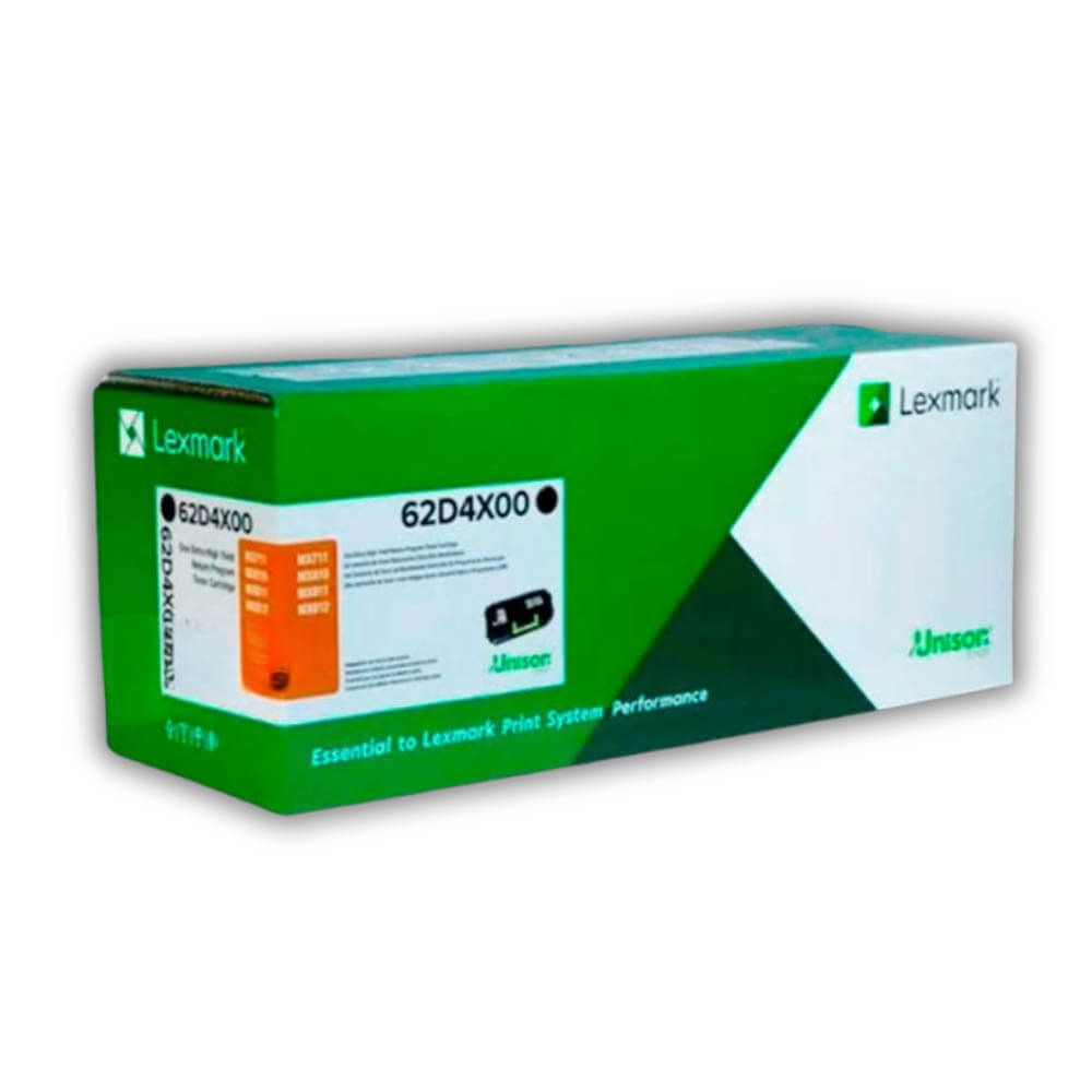 Toner Lexmark 62D4X0E Negro 45K Pág. MX711, MX810dne Original