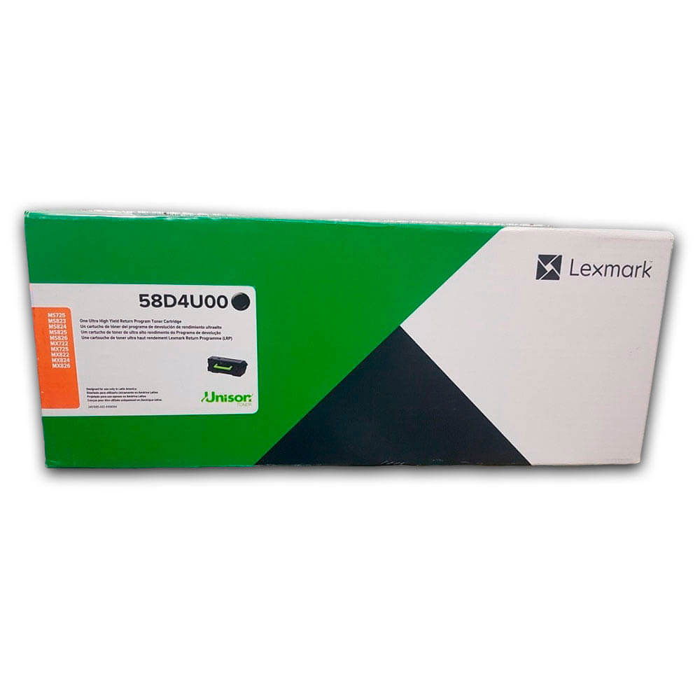 Toner Lexmark 62D4H00 Negro 25K Pág. MX710, MX812 Original