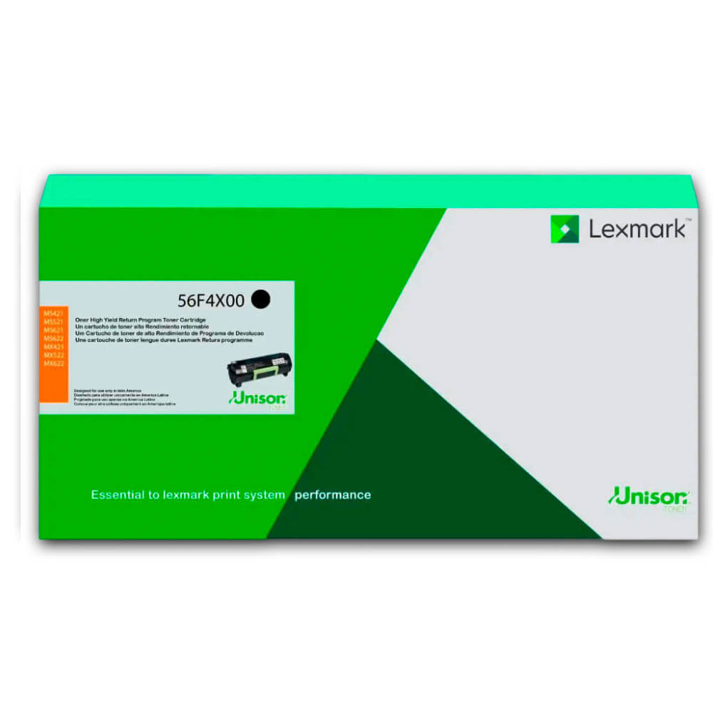 Toner Lexmark 56F4X00 Negro 20K Pág. MS421dn, ms622de Original