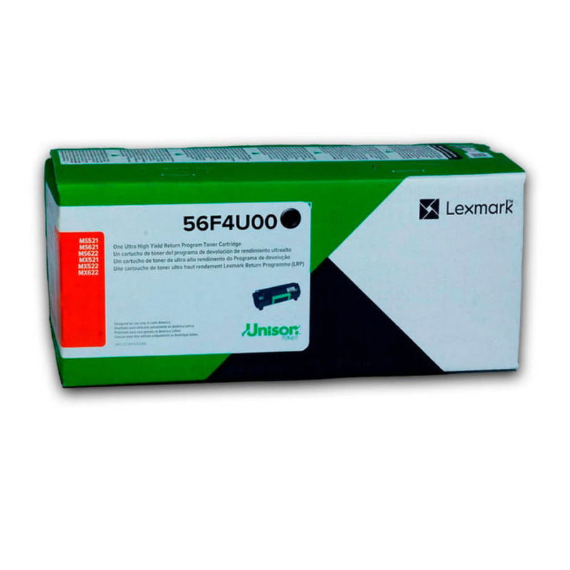 Toner Lexmark 56F4U00 Negro 25K Pág. MS521dn, MX421ade Original