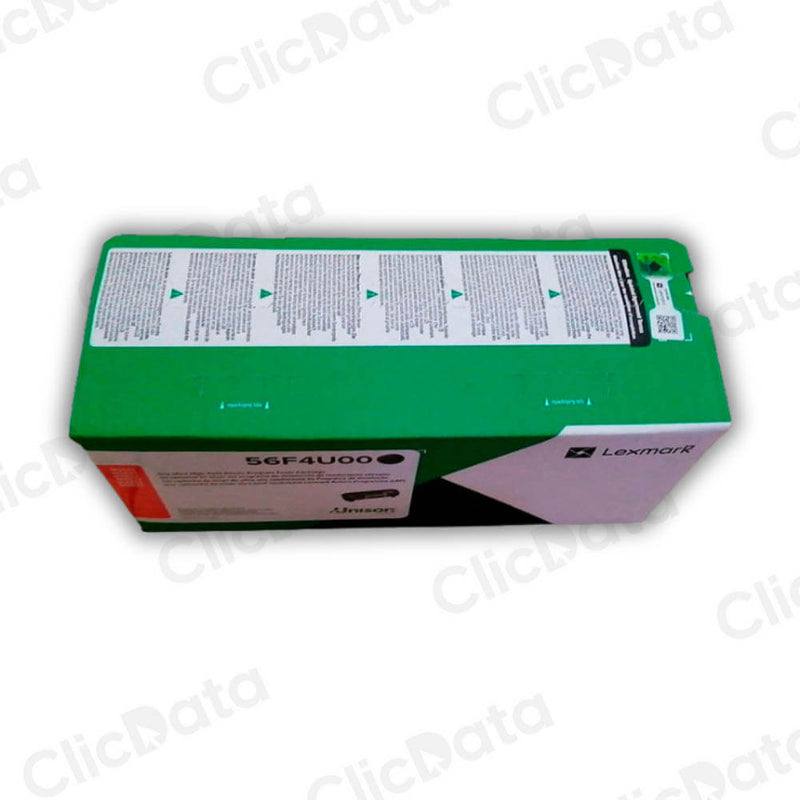 Toner Lexmark 56F4U00 Negro 25K Pág. MS521dn, MX421ade Original