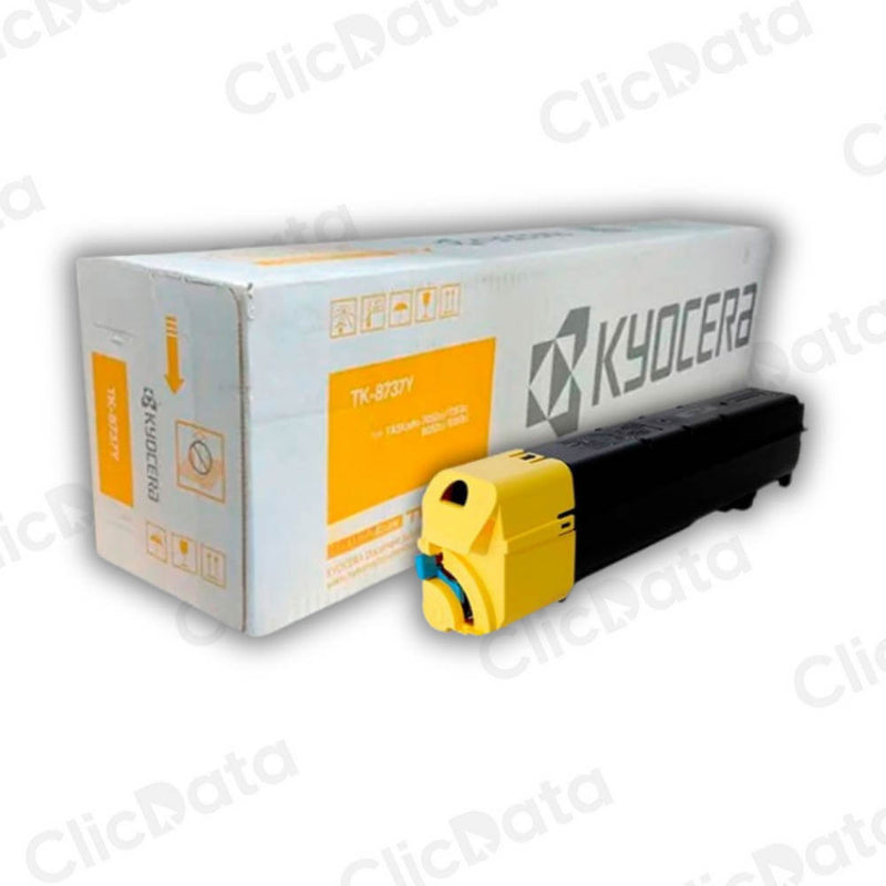 Toner Kyocera TK-8737Y Yellow 40K Pág. 8052ci, 8353ci Original