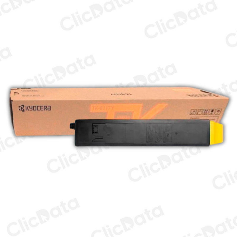 Tóner Kyocera TK 8117Y Yellow 6 000 Pág. M8130, M8124 Original